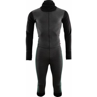Aclima WarmWool Overall 3/4 Man Marengo/Jet Black/Green Gables