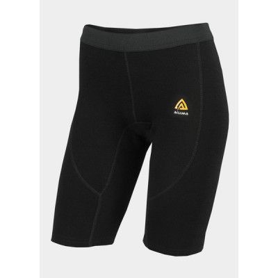 Warmwool Shorts Long W's, Jet Black, L,  Ullunderställ