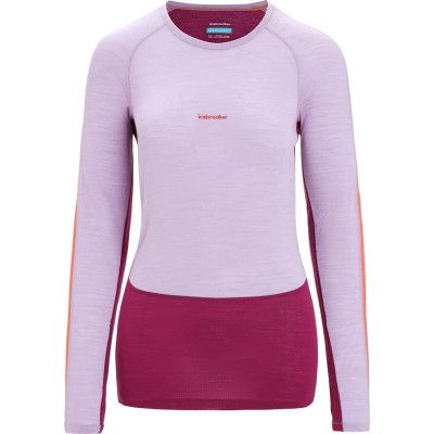 Icebreaker Women's 125 Zoneknit™ Long Sleeve Crew Purple Gaze/Go Berry/Cb