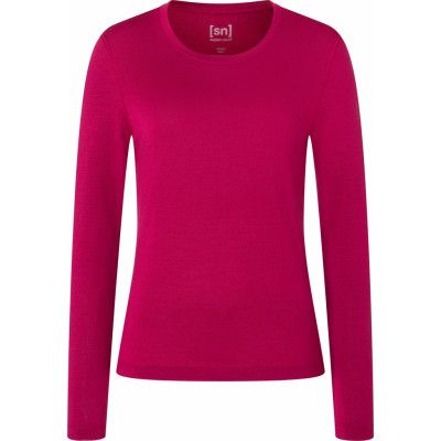 super.natural Women's Arctic230 Long Sleeve Sangria