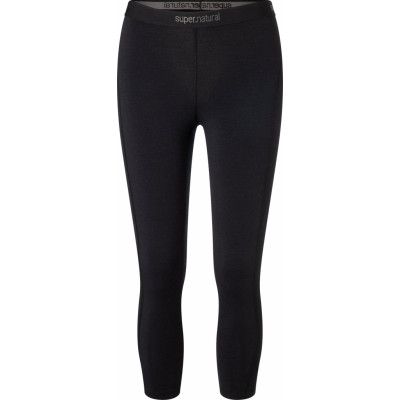 super.natural Women's Arctic230 Tight 3/4 Jet Black