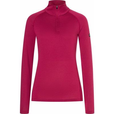 super.natural Women's Arctic230 Zip 1/4 Sangria