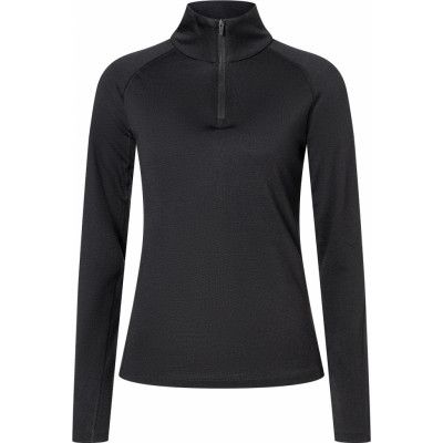 super.natural Women's Arctic230 Zip 1/4 Jet Black