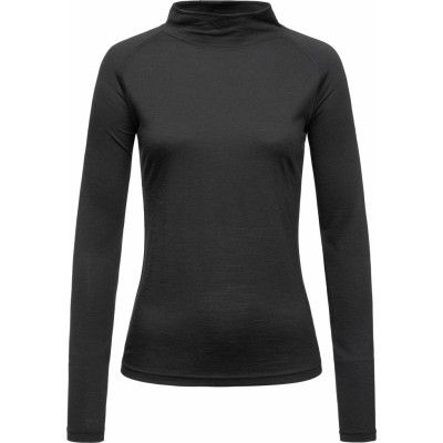 super.natural Women's Base Turtle Neck 175 Jet Black