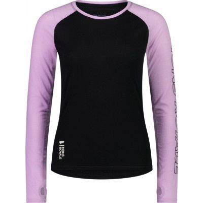 Mons Royale Women's Bella Tech Long Sleeve Orchid / Black