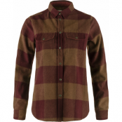 Fjällräven Women's Canada Shirt Longsleeve Autumn Leaf/Bordeaux Red