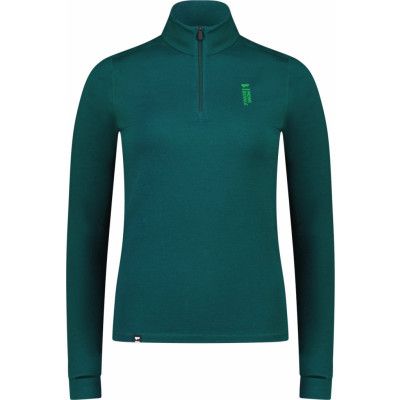 Mons Royale Women's Cascade Merino Flex 200 1/4 Zip Evergreen