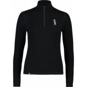 Mons Royale Women's Cascade Merino Flex 200 1/4 Zip Black