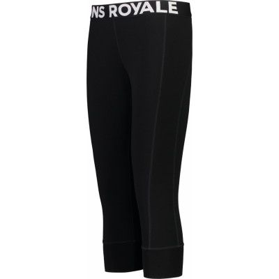 Mons Royale Women's Cascade Merino Flex 200 3/4 Legging Black