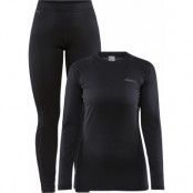 Craft Women's Core Warm Baselayer Set Black