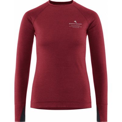 Klättermusen Women's Fafne Crew Dark Russet