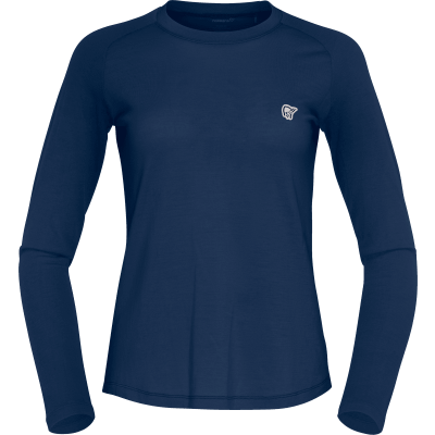 Norrøna Women's Femund pureUll Long Sleeve Indigo Night