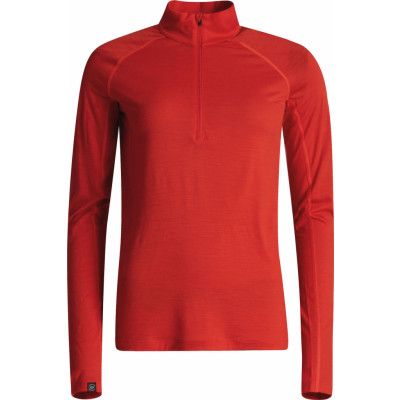 Lundhags Women's Gimmer Merino Light 1/2 Zip Lively Red