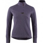 Women's Huge Half Zip Sweater Purple Stone