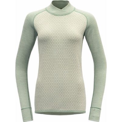 Devold Women's Kvitegga Merino 230 Cross Neck Raw White