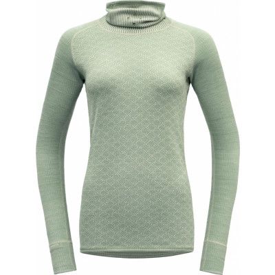 Devold Women's Kvitegga Merino 230 High Neck Raw White