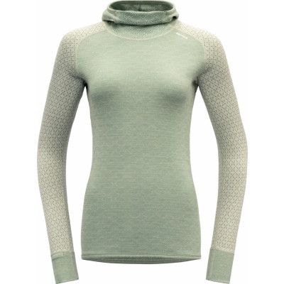 Devold Women's Kvitegga Merino 230 Hoodie Raw White
