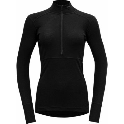 Devold Women's Lauparen Merino 190 Zip Neck Black