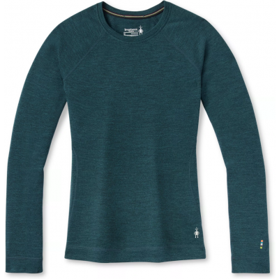 Smartwool Women's Merino 250 Baselayer Crew Twilight Blue Heather
