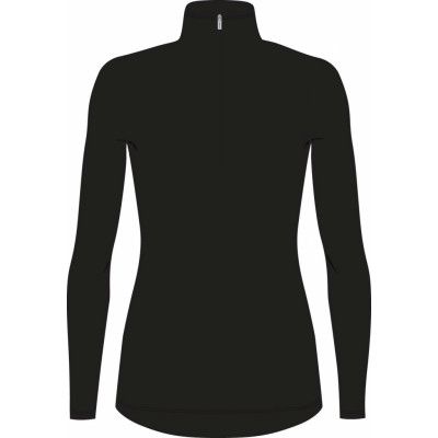 Icebreaker Women's Merino 260 Tech Long Sleeve Half Zip Thermal Top Black