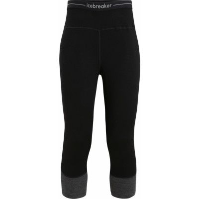 Icebreaker Women's Merino Zoneknit 260 Legless Black/Jet Heather/Cb