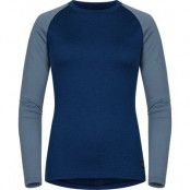Hellner Women's Nieras Merino Top 2.0 Dress Blue/Flint Stone
