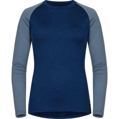 Hellner Women's Nieras Merino Top 2.0 Dress Blue/Flint Stone