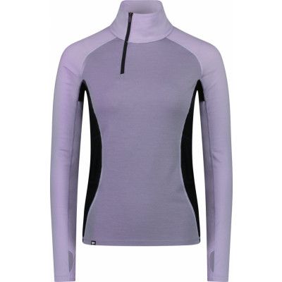 Mons Royale Women's Olympus Half Zip Thistle Cloud