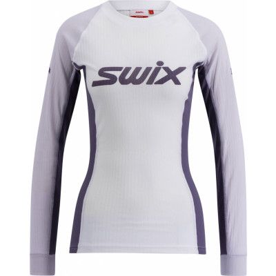 Swix Women's RaceX Classic Long Sleeve Bright White/ Dusty Purple