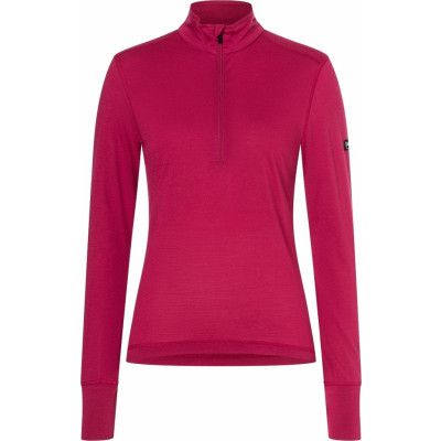 super.natural Women's Tundra175 Zip 1/4 Sangria