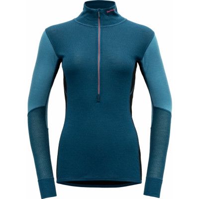 Devold Women's Wool Mesh 190 Zip Neck Flood