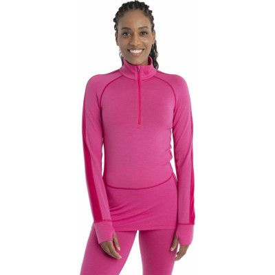 Women's Zoneknit 260 Long Sleeve Half Zip Tempo/Electron Pink/Cb