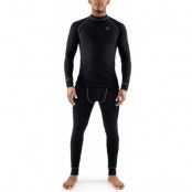 Termo Wool Set Round Neck Long Johns Black