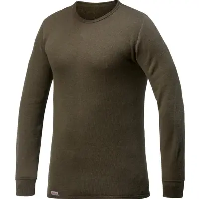 Woolpower Crewneck 200 Pine Green Pine Green S