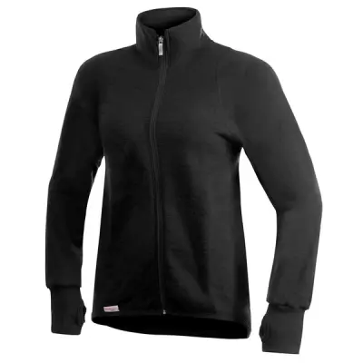 Woolpower Full Zip Jacket 400 Jacket Black - XS