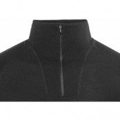 Woolpower Lite Zip Turtle Neck Black