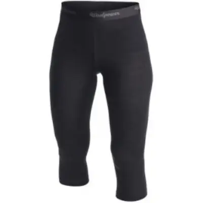 Woolpower W's 3/4 Long Johns Lite Black