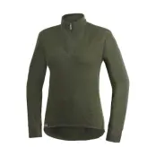 Woolpower Zip Turtleneck 200 Pine Green - XXS