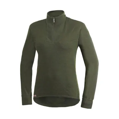 Woolpower Zip Turtleneck 200 Pine Green - XXS