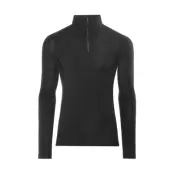 Woolpower Zip Turtleneck Lite Black Black 2XS
