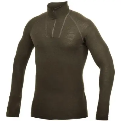 Woolpower Zip Turtleneck LITE Pine Green