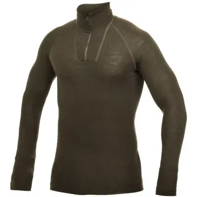 Woolpower Zip Turtleneck LITE Pine Green
