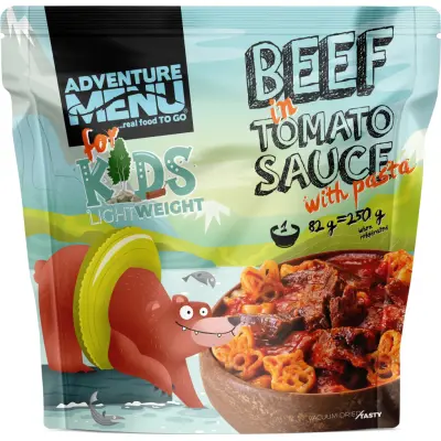 Adventure Menu Beef In Tomato Sauce With Pasta 250g Nocolour