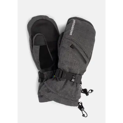 Cervinia Ski Mitten W, Charcoal Melange, S,  Skidhandskar