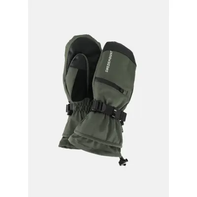 St. Anton Ski Mitten, Dk Olive, S,  Skidhandskar