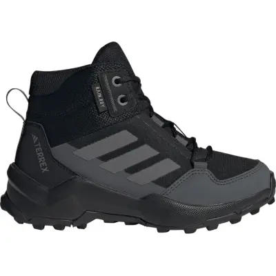 Adidas Kid's Terrex Ax4 Mid RAIN.RDY Hiking Shoes Core Black/Grey Four/Grey Six