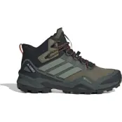 Adidas Men's Terrex Skychaser Mid GORE-TEX Hiking Shoes Olive Strata/Silver Green/Core Black