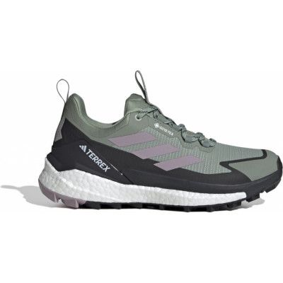 Adidas Women's TERREX Free Hiker 2.0 Low GORE-TEX Hiking Shoes Silver Green/Preloved Fig/Carbon
