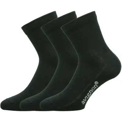 Avignon Sneaker Wool High 3-pack Black