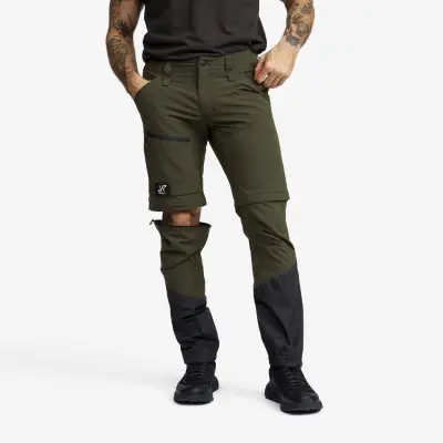 RVRC GP Pro Stretch Zip-Off Pants Herr Forest Night/Anthracite, Storlek:3XL